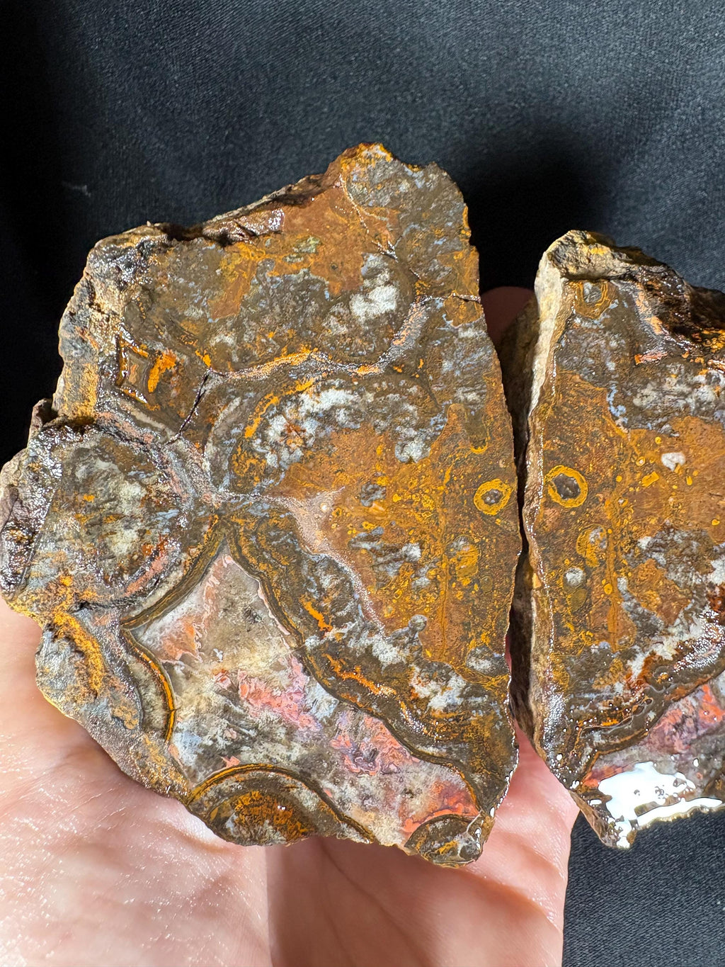 Unpolished Karadeniz Forest Agate