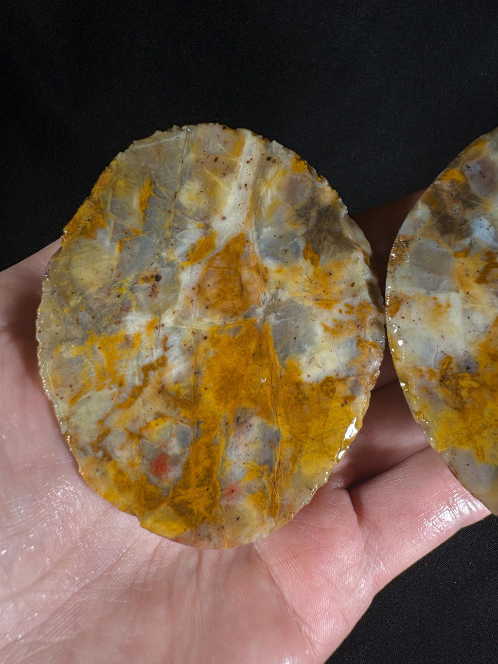 Brecciated Jasper Agate Pair – Mosaic Puzzle Stone, Ankara Turkey
