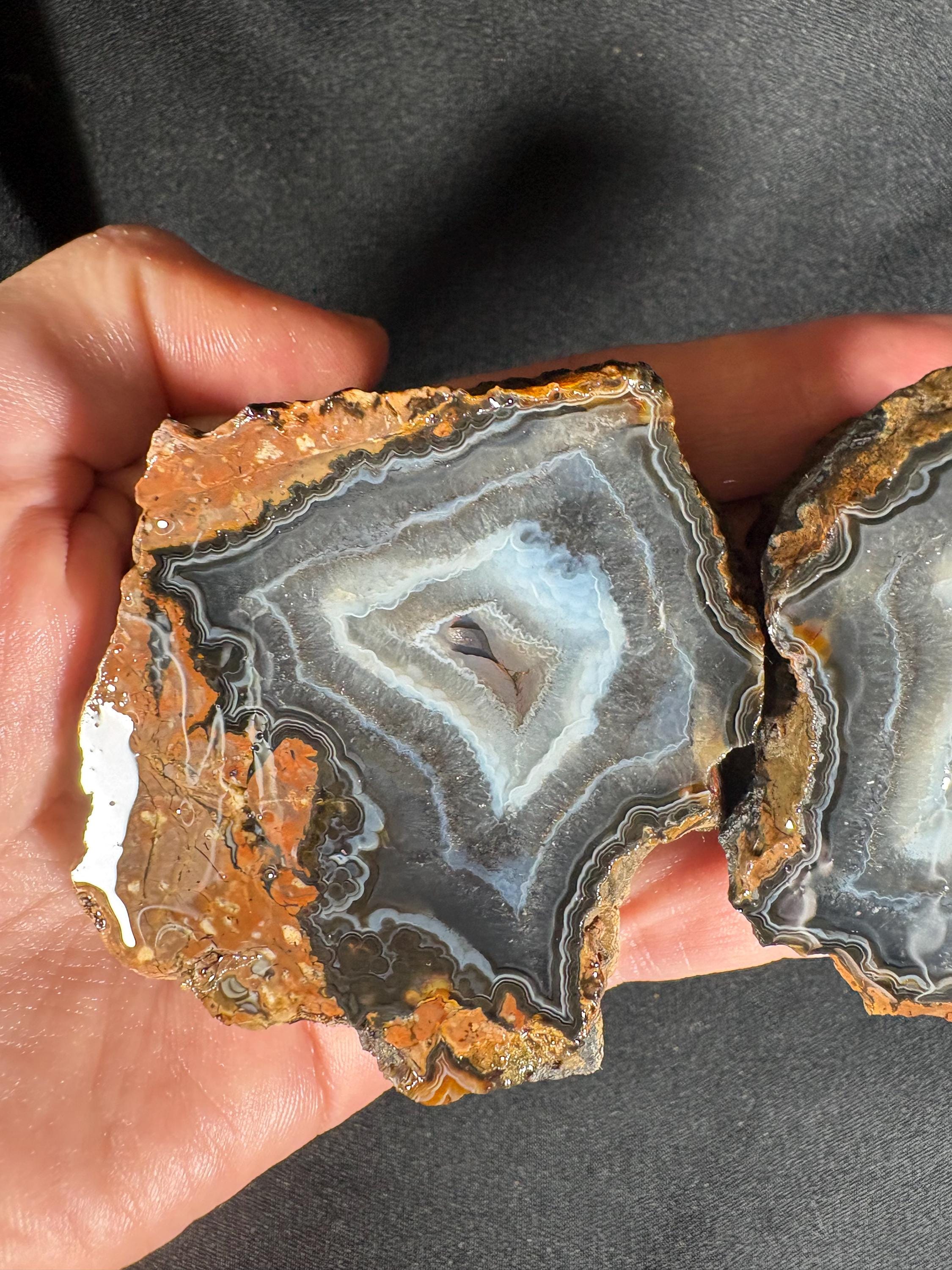 Blue Chalcedony Vein Rock - Ankara Mineral