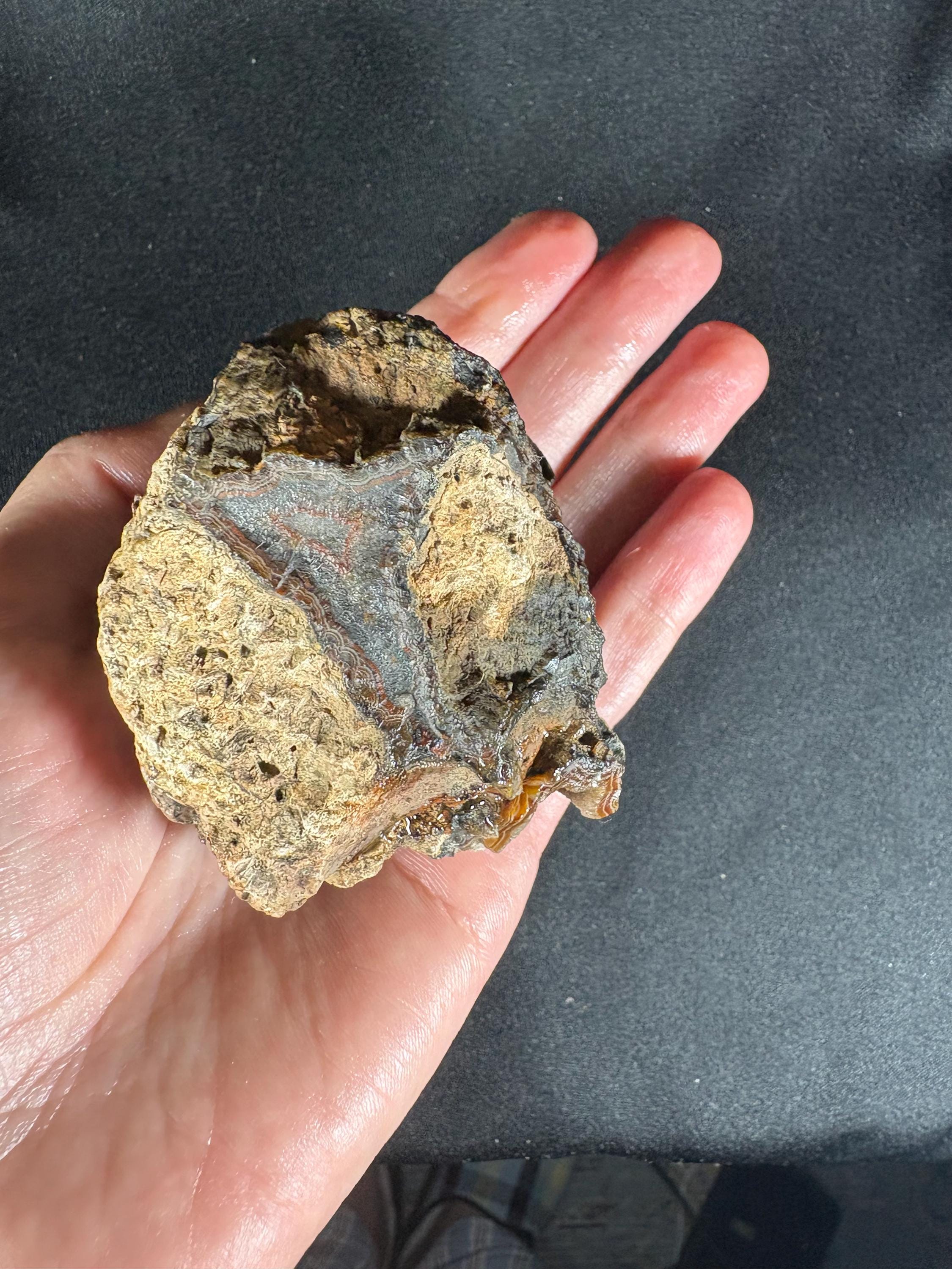 Blue Chalcedony Vein Rock - Ankara Mineral