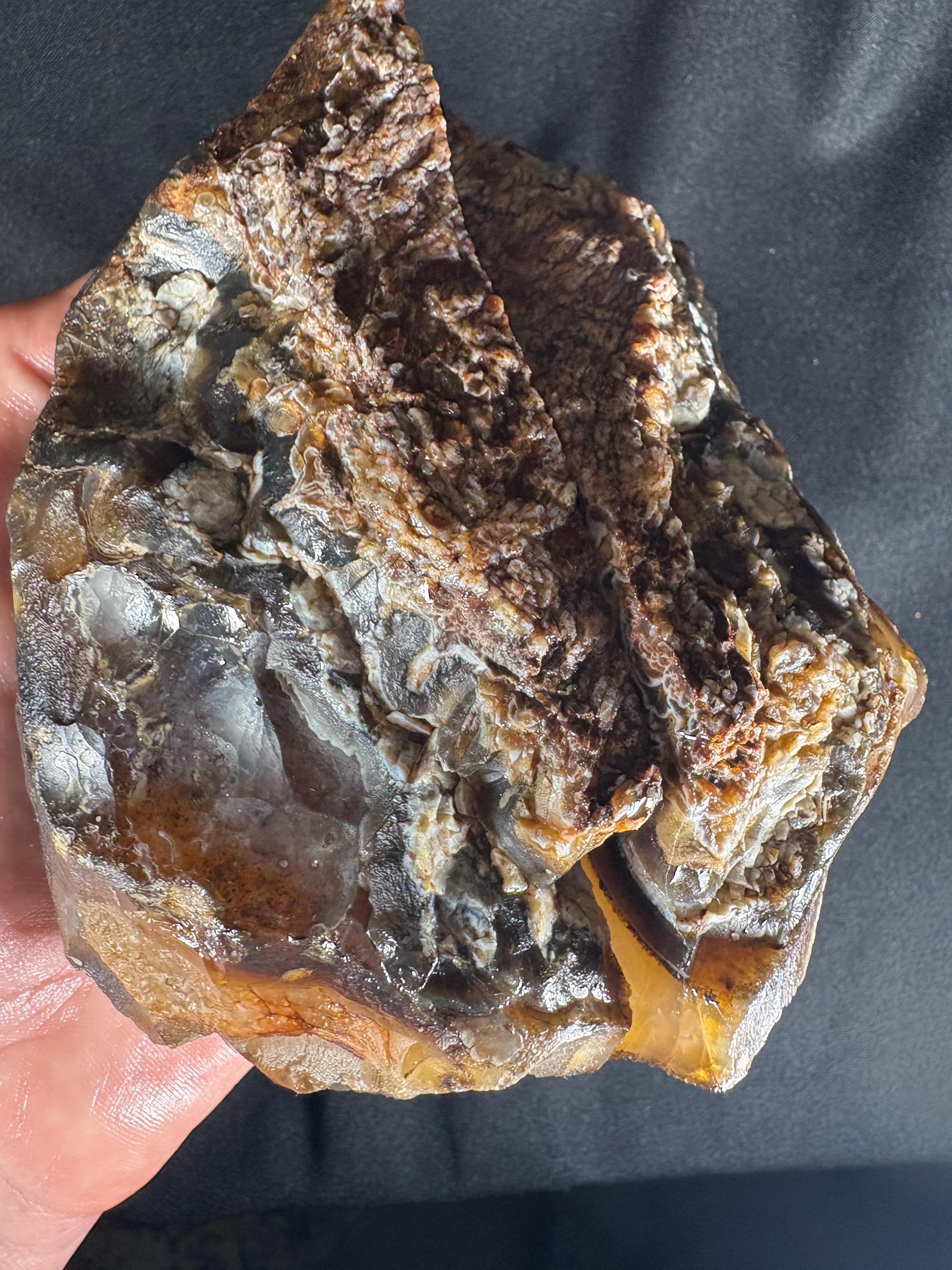 Rare Water Level Fortification Banding - Raw Turkish Onyx Style