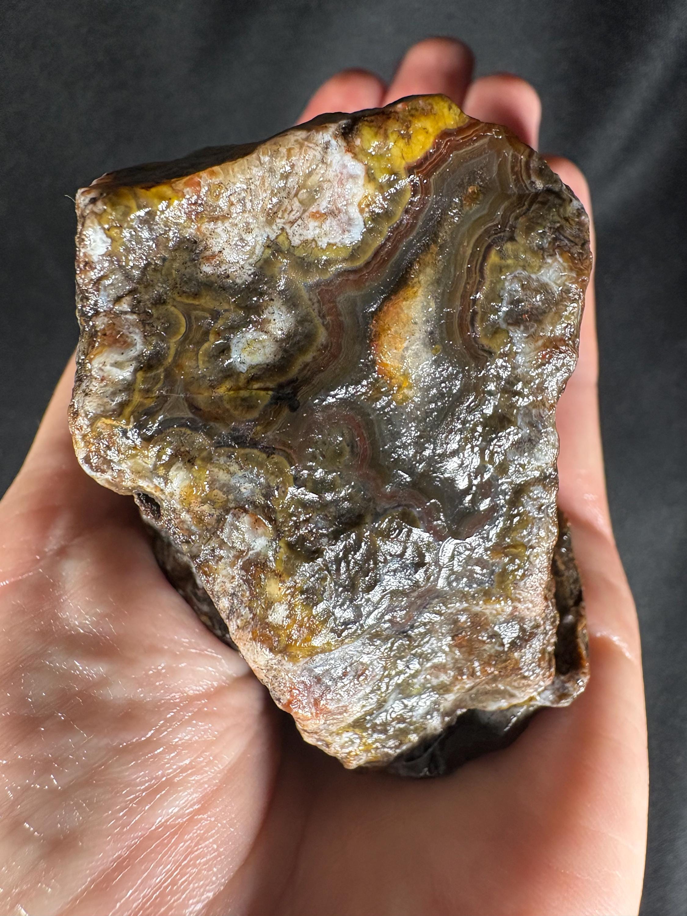 Turkish Moss Agate Pair