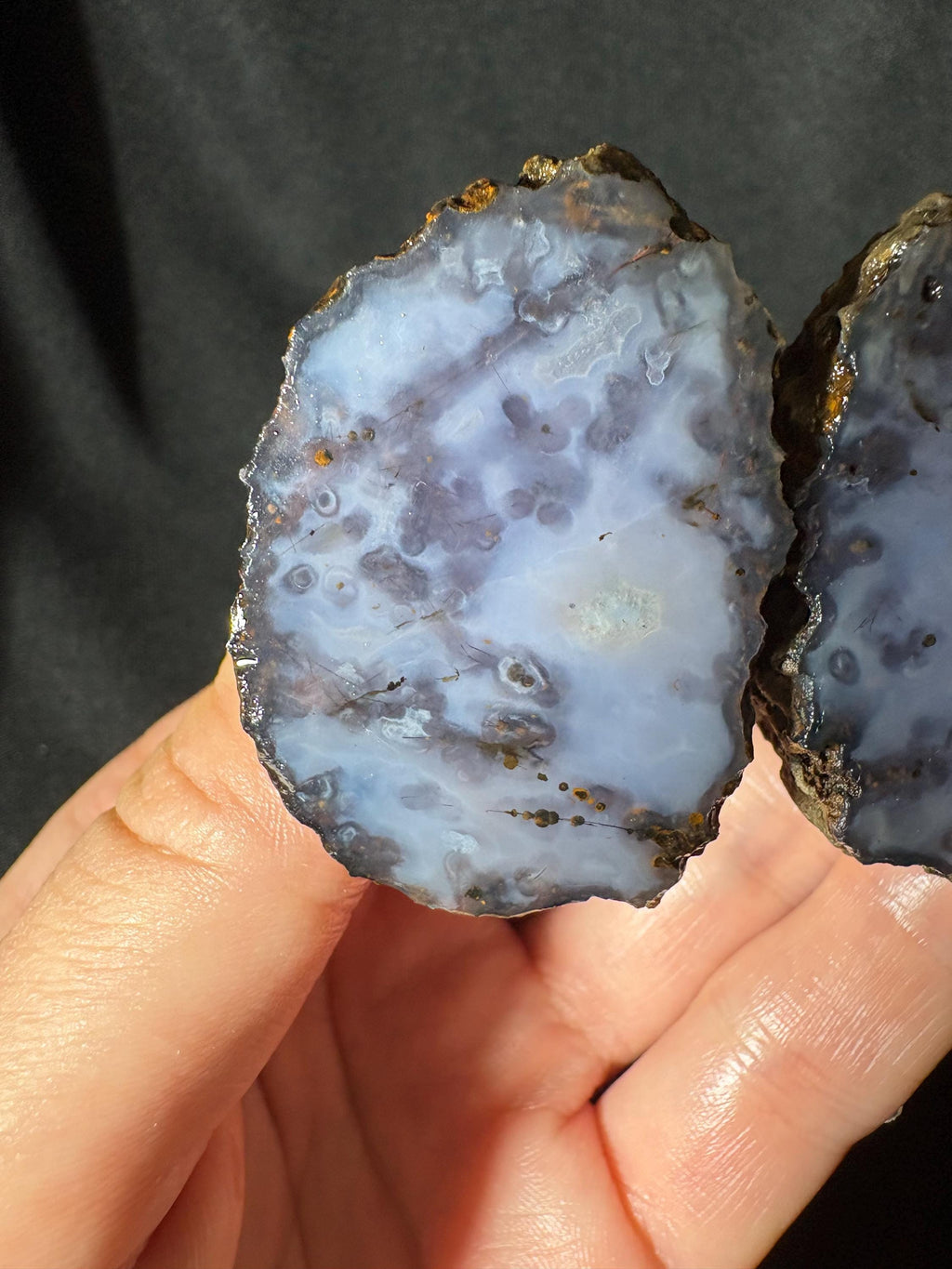 Turkish Blue Moss Agate