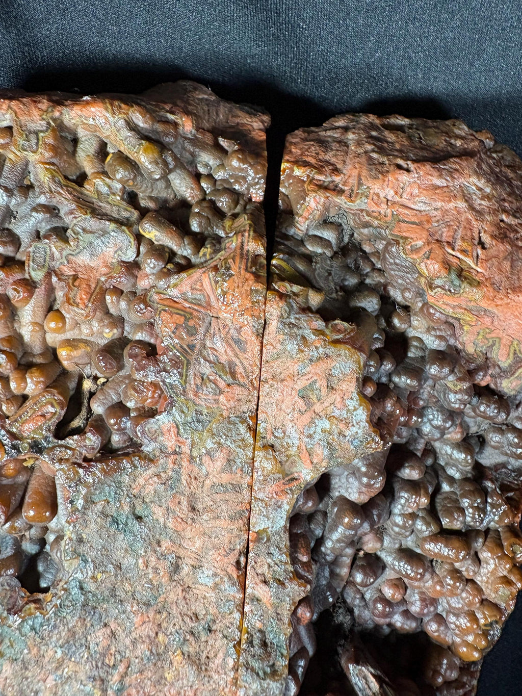 Red Sagenite Agate Pair | Rare Stick Agate Slices