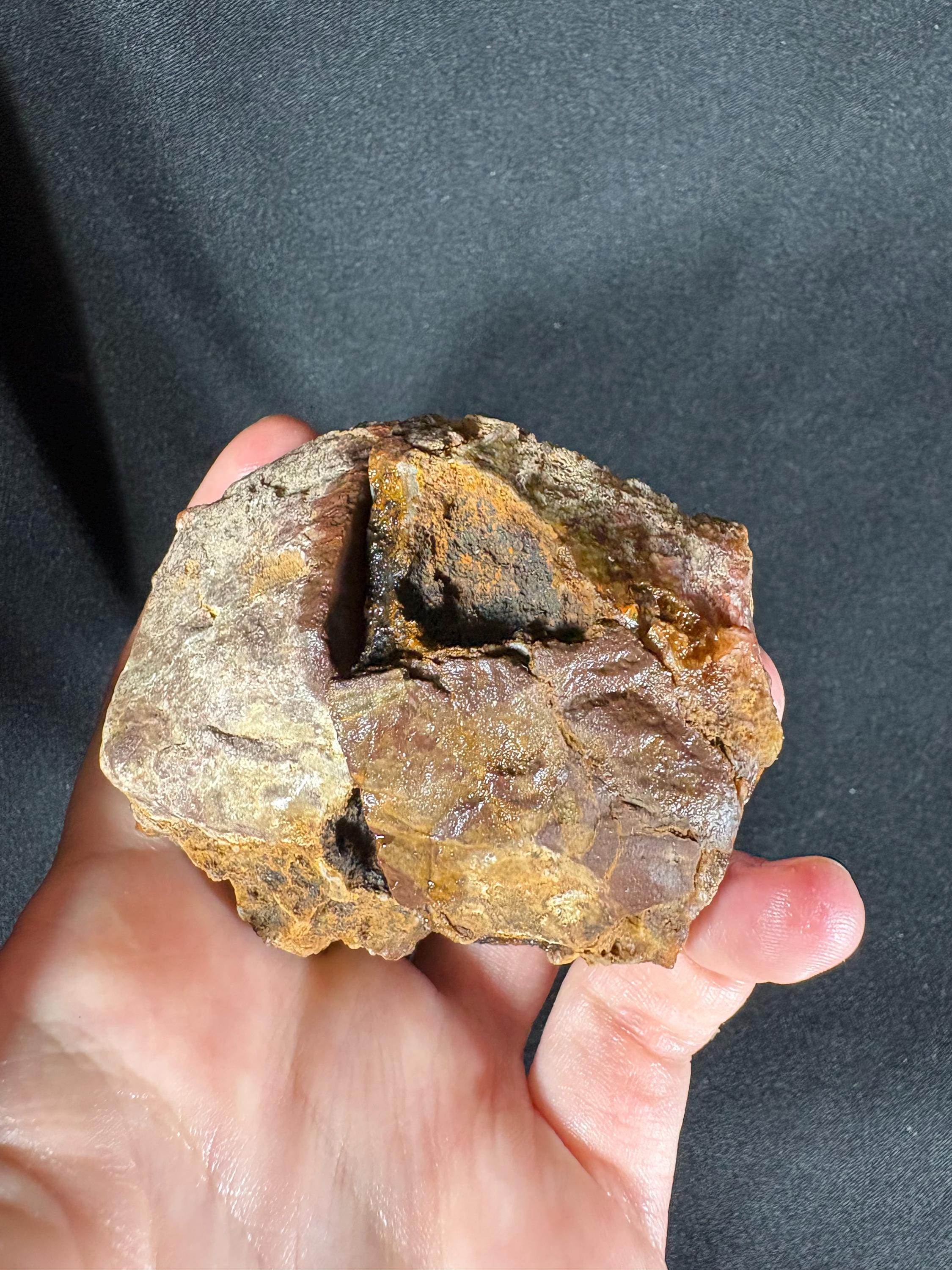 Rare Framed Plume Geode (Unpolished)