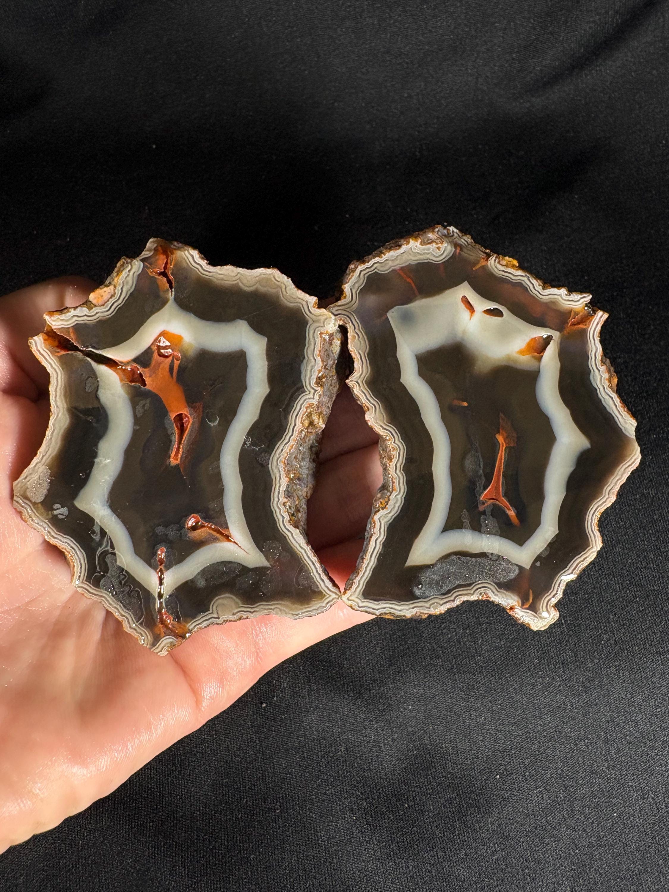 Bladed Pseudomorph Agate - Raw Barite Replacement