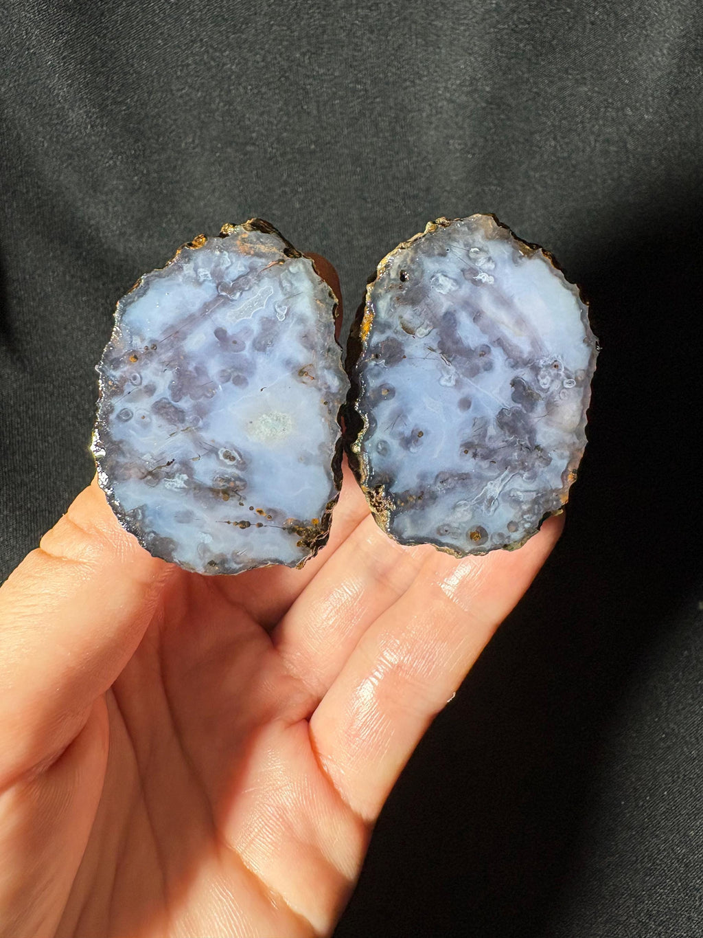 Turkish Blue Moss Agate