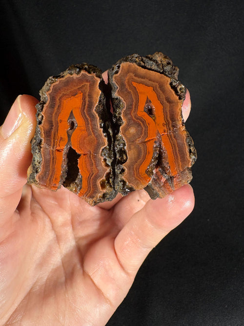 Almus Agate Pair | Tokat Red Fortification Nodule