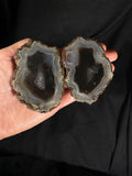 Raw Cubuk Agate Geode Pair – Turkish agate