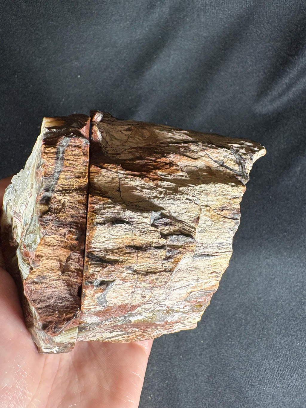 Turkish Triangular Agate Geode Pair - Geometric Fortification