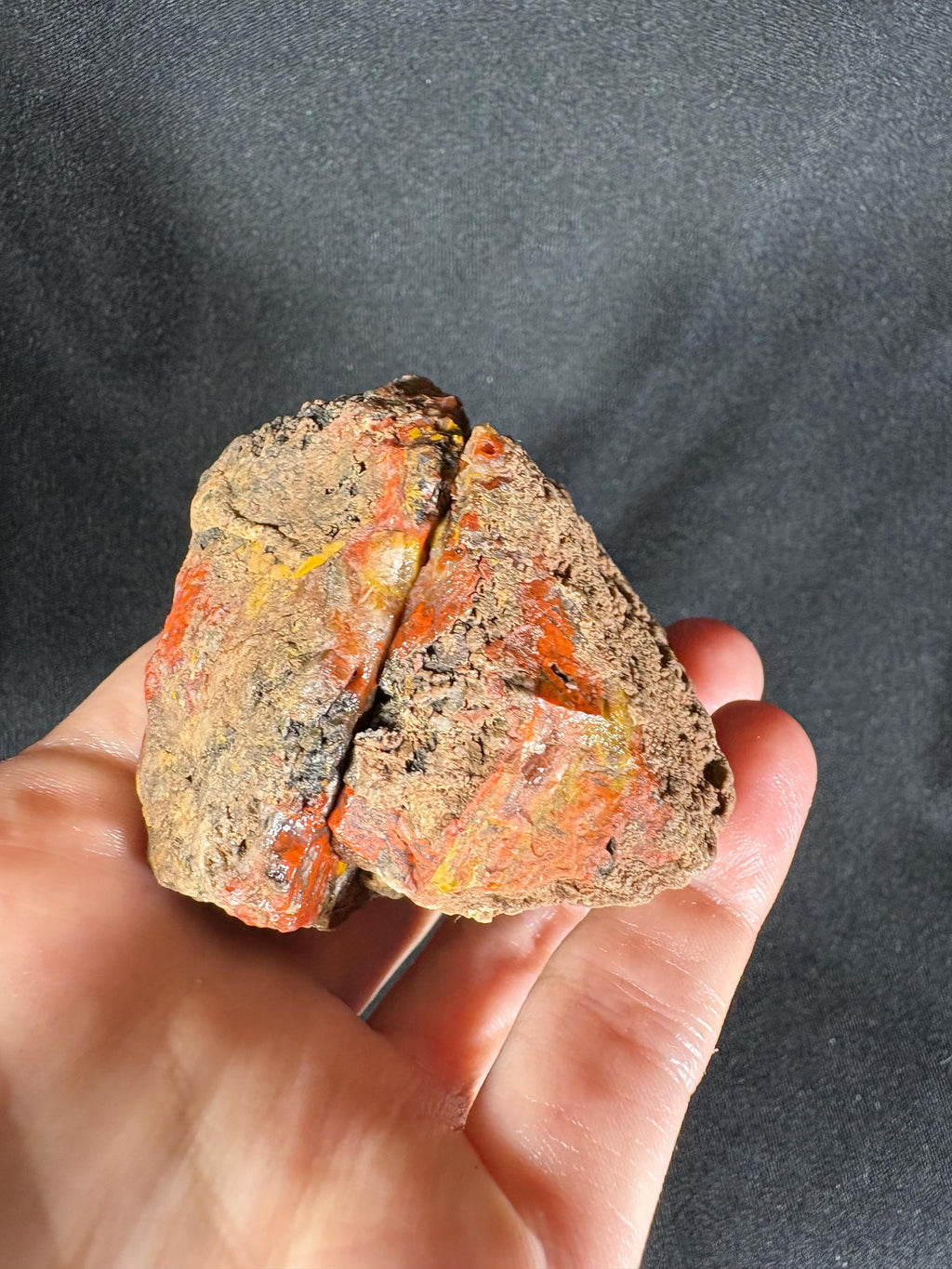 Scenic "Autumn Forest" Agate Pair - Black Sea Stone