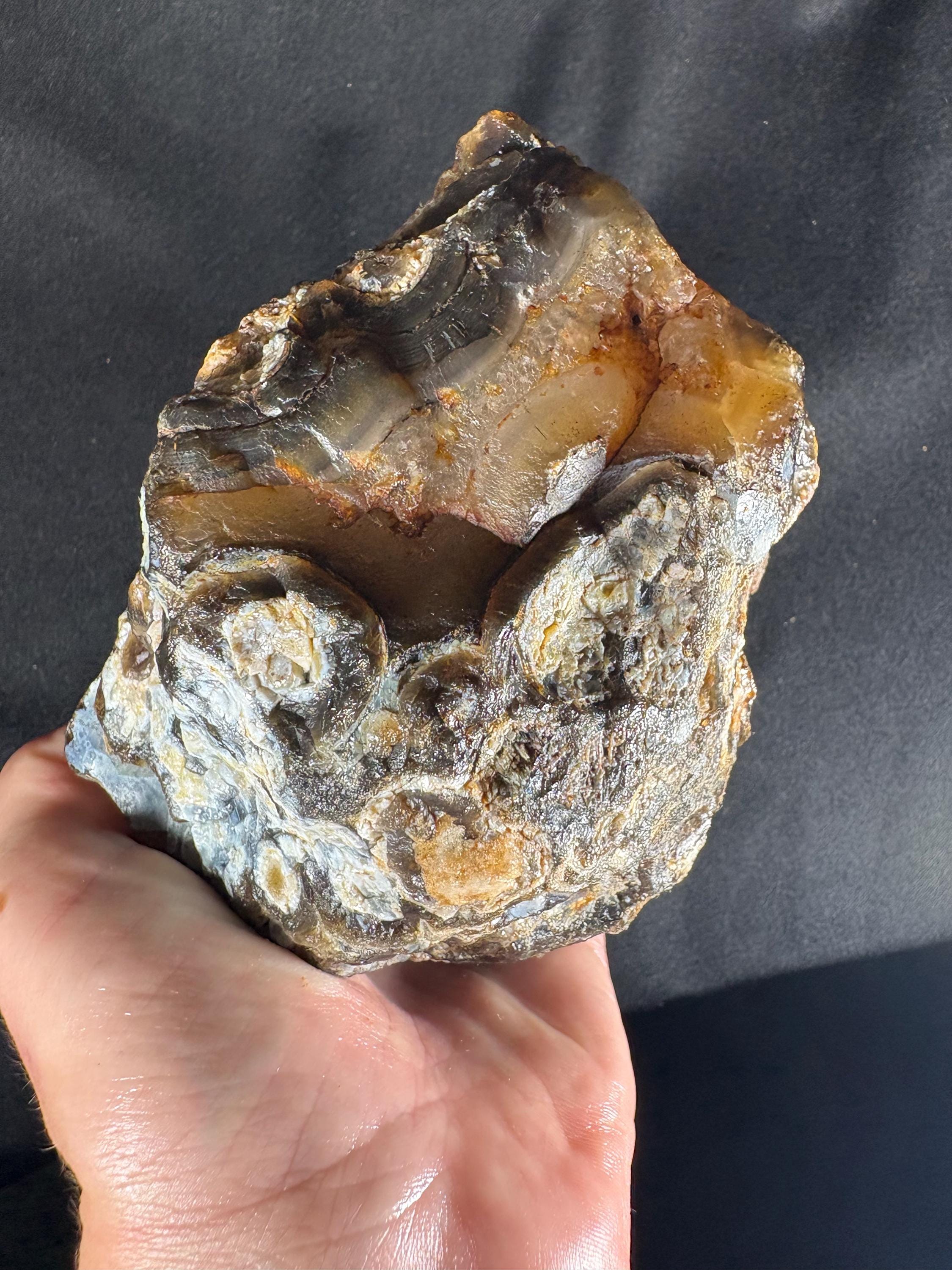 Rare Water Level Fortification Banding - Raw Turkish Onyx Style