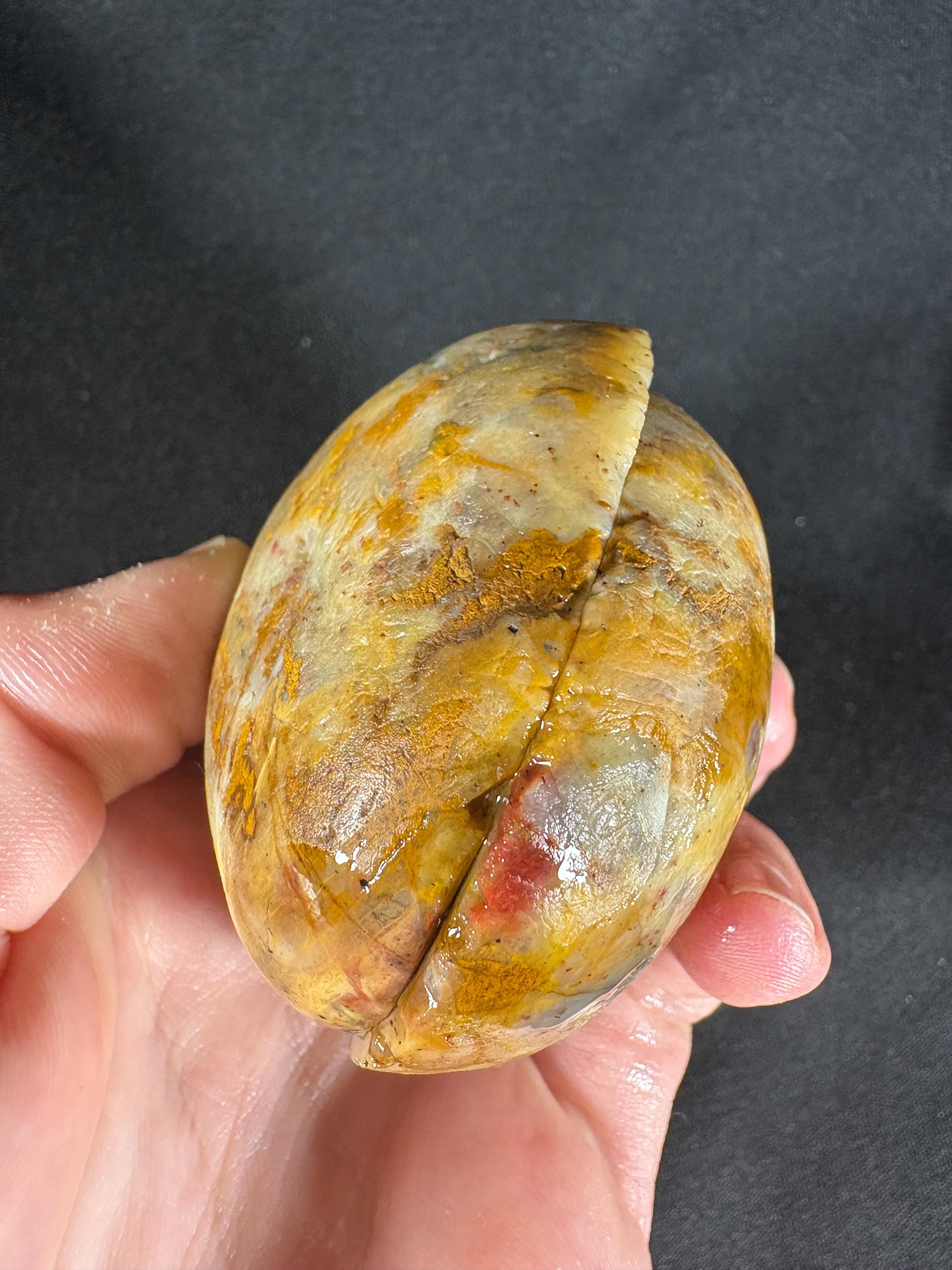 Brecciated Jasper Agate Pair – Mosaic Puzzle Stone, Ankara Turkey