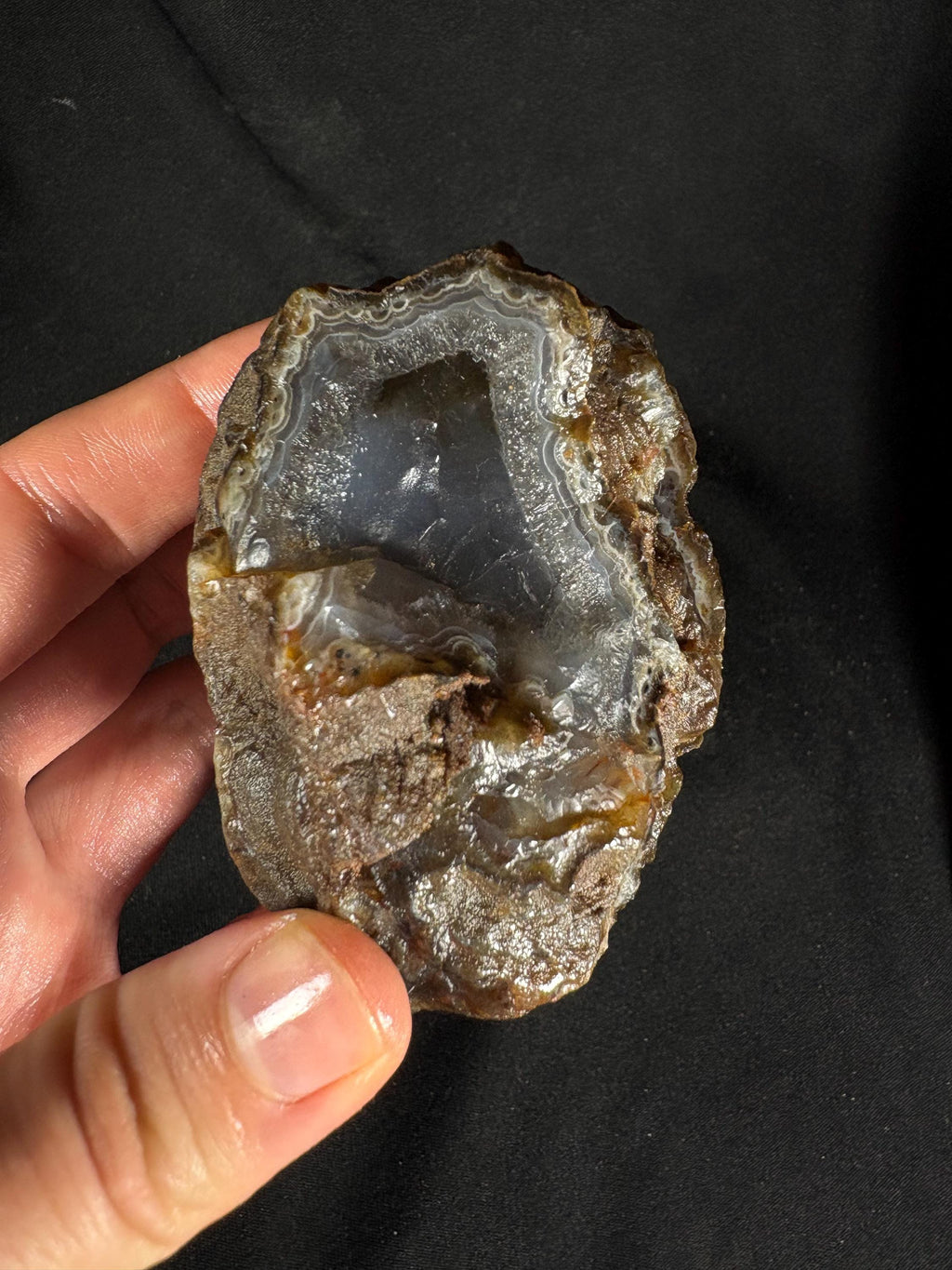Raw Cubuk Agate Geode Pair – Turkish agate