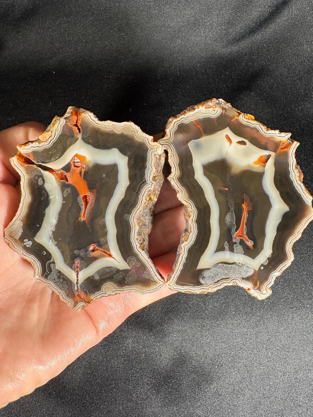 Bladed Pseudomorph Agate - Raw Barite Replacement