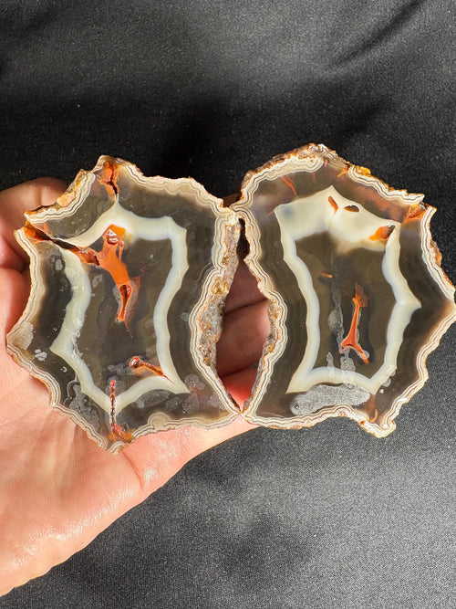 Bladed Pseudomorph Agate - Raw Barite Replacement