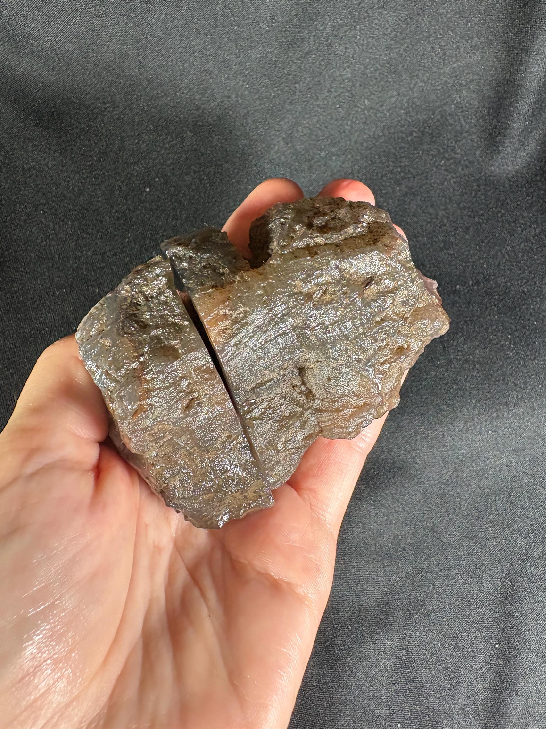 Banded Agate Geode Pair